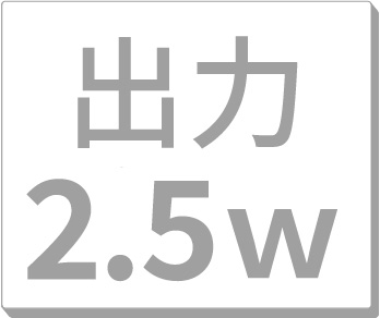 2.5W