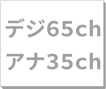 デジ65アナ35